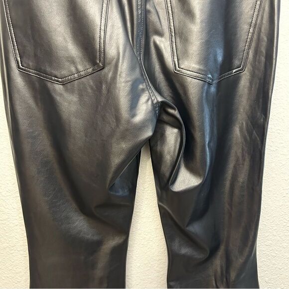 Veronica Beard Beverly Faux Leather Flared Pants Size 31 - Picture 13 of 15